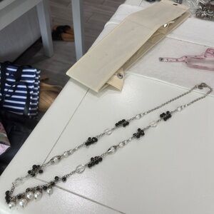 Black and Pearl Necklace